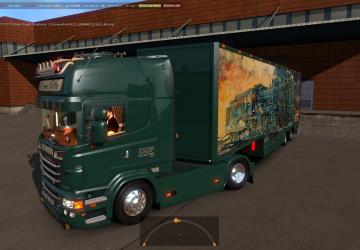 Scania DQF Flower Shuttleверсия 3.0 для Euro Truck Simulator 2 (v1.51.x, - 1.57.x)