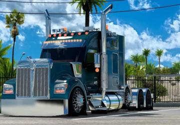Alka Customs Trucks Kenworth W990версия 1.5 для American Truck Simulator (v1.55.x)