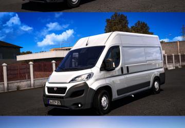 Fiat Ducato 2018версия 1.7 для American Truck Simulator (v1.54.x, 1.55.x)