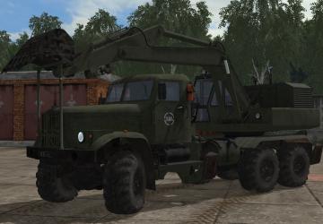 КрАЗ-255Б1 ЭОВ-4421версия 1.1 для Farming Simulator 2017 (v1.5x)