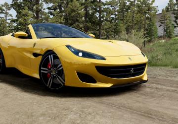 Ferrari Portofinoверсия 1.0 для BeamNG.drive (v0.36.x)