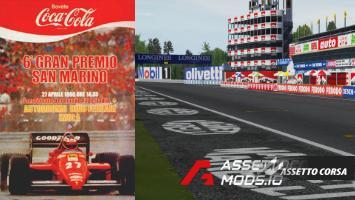Imola 1986версия 1.0 для Assetto Corsa