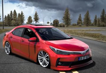 Toyota Corolla 2018версия 1.9 для American Truck Simulator (v1.54.x, 1.55.x)