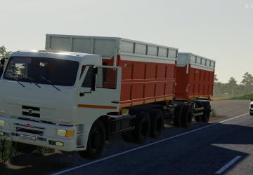 КамАЗ 45143 и Нефаз 8560 Сельхозник - Переделкаv0.2 для Farming Simulator 2019 (v1.7.1.0)