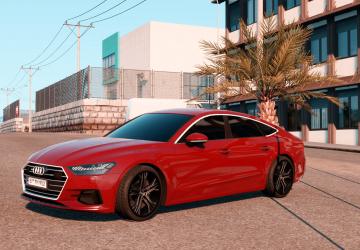 Audi A7 Sportback 2024версия 1.4 для Euro Truck Simulator 2 (v1.57.x)