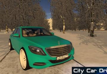 Mercedes-Benz S500 (w222) АМОРАЛверсия 18.05.21 для City Car Driving (v1.5.9, 1.5.9.2)