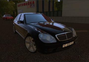 Mercedes-Benz W220 S320 CDiверсия 17.05.21 для City Car Driving (v1.5.8 - 1.5.9.2)