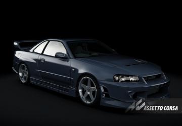 Nissan Skyline GT-R (BNR34) ABFLUGверсия 1.1 для Assetto Corsa