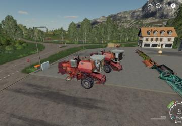 Енисей 1200 красныйверсия 1.0 для Farming Simulator 2019 (vфс 19)