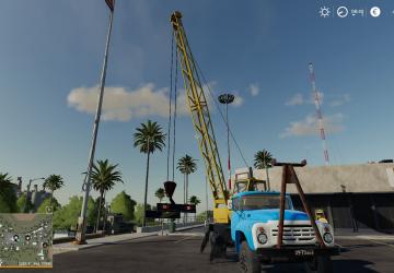 Зил 130 (Автокран) Fixedверсия 2.0.0 для Farming Simulator 2019 (v1.7.x)