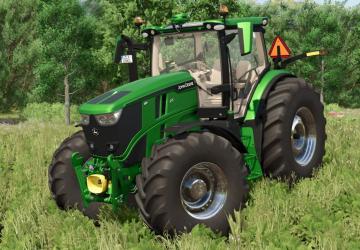 John Deere 6R Large Frame with front loader 600Rv1.0.0.7 для Farming Simulator 2025
