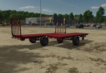 Old flatbed trailerверсия 1.0.0.0 для Farming Simulator 2025