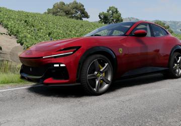 Ferrari Purosangueверсия 1.0 для BeamNG.drive (v0.36.x)