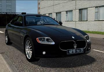 Maserati Quattroporte 2011версия 01.05.21 для City Car Driving (v1.5.9, 1.5.9.2)