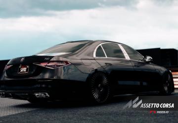 Sayrx Mercedes S63 Brabus 700 2023 | Blacked-out Specsv6.9 для Assetto Corsa