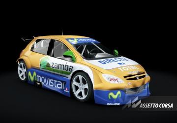 Peugeot 307 2004версия 1.2 для Assetto Corsa