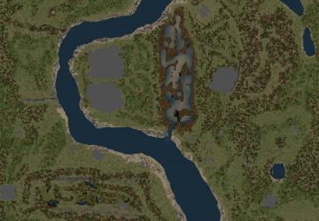 Карта «Авульсия реки / River avulsion»версия 1.0 для SpinTires (v1.7.1)