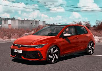 Volkswagen Golf R8.5 2023версия 1.3 для Euro Truck Simulator 2 (v1.57.x)