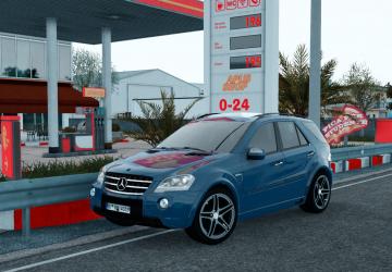Mercedes Benz ML63 AMG 2009версия 1.7 для American Truck Simulator (v1.54.x)