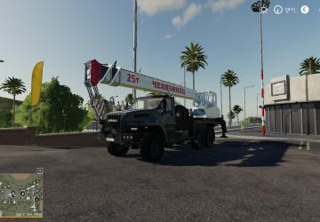 Урал Некст Автокран (Челябинец)версия 1.0.0 для Farming Simulator 2019 (v1.7.x)
