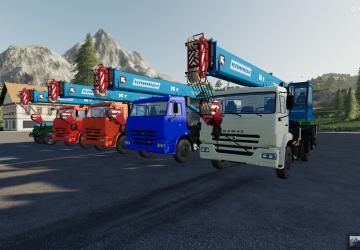 Камаз 43253 Кран - Переделкаверсия 0.2 для Farming Simulator 2019 (v1.7)