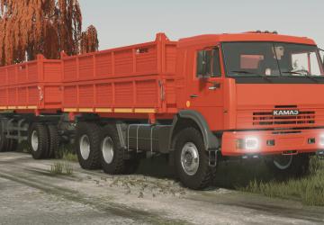 КамАЗ-65111версия 1.0.0.0 для Farming Simulator 2022 (v1.14.x)