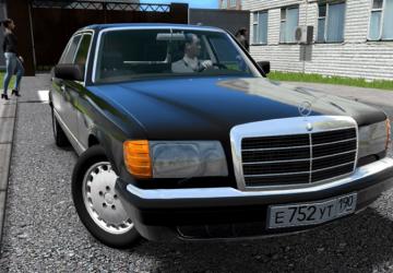 Mercedes-Benz W126 560SEверсия 26.04.21 для City Car Driving (v1.5.8 - 1.5.9.2)