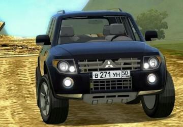 Mitsubishi Pajero IVверсия 22.04.21 для City Car Driving (v1.5.8 - 1.5.9.2)