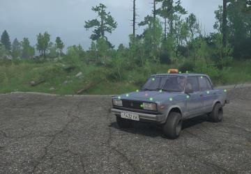 ВАЗ 2105 Новогодний автомобильверсия 1 для Spintires: MudRunner (v28.09.22)