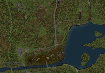 Карта «Glacial Lake (Ледниковое Озеро)»версия 1 для Spintires: MudRunner