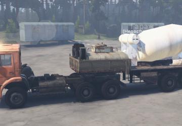 Серия «Строители» №6 Полуприцеп «Миксер»для SpinTires (v1.7.1)
