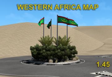 Карта «Western Africa»версия 1.5 для Euro Truck Simulator 2 (v1.57.x)