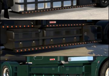 Индивидуальные топливные баки для Kenworth W900 SCSv1.0 для American Truck Simulator (v1.54.x)