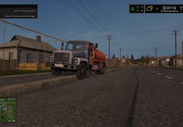 Газ Бензовоз 3307 - Переделкаверсия 1.0.0.0 для Farming Simulator 2017 (v1.5x)