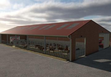 Cowshed With Garageверсия 1.0.0.0 для Farming Simulator 2025