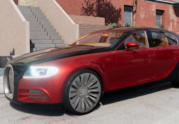 Bugatti 16C Galibierверсия 1.0 для BeamNG.drive (v0.36.x)