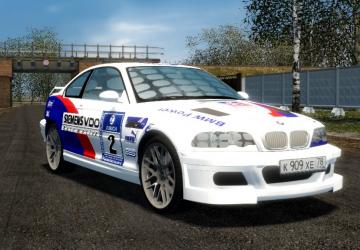 BMW M3 GTR 2002версия 18.04.2021 для City Car Driving (v1.5.9.2)
