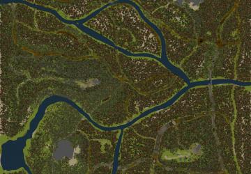 Карта «Rivers»версия 1 для Spintires: MudRunner