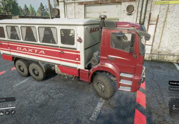 Mustang 6580версия 1.0.0 для SnowRunner (v24.0)