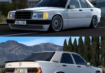 Mercedes-Benz 190Eверсия 3.7 для American Truck Simulator (v1.54.x)