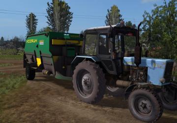 МТЗ 80.1 - Переработкаверсия 1.1 для Farming Simulator 2017 (v1.5.3)