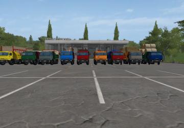 Камаз 55111версия 0.2(бета-версия) для Farming Simulator 2017 (vFarming simulator 17)