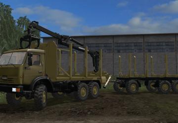 КамАЗ Лесовозверсия 08.10.20 для Farming Simulator 2017 (v1.5x)