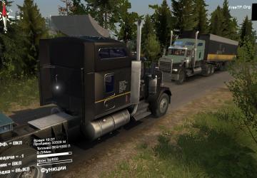 Kenworth w900 6x6\6x4 - Переработкаверсия 1.0 для SpinTires (v03.03.16)