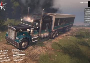 Kenworth w900 6x6 - Переделкаверсия 1.1 для SpinTires (v03.03.16)