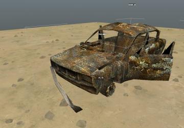 Объект для редактора карт - старая ржавая семёркаv1 для SpinTires (v03.03.16)