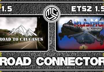 Road to Caucasus + RusMap Aldimator RCверсия 1.5 для Euro Truck Simulator 2 (v1.57)