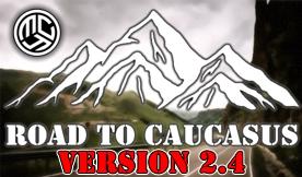 Road to Caucasusверсия 2.4 для Euro Truck Simulator 2 (v1.56 1.57)