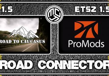 Road to Caucasus + Promods RCверсия 1.5 для Euro Truck Simulator 2 (v1.57)