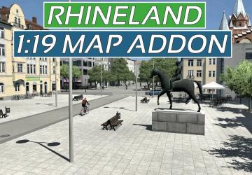 Rhineland Mapверсия 1.4 для Euro Truck Simulator 2 (v1.57.x)